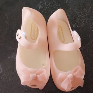 Mini mini jelly shoes girls size 25* blush pink